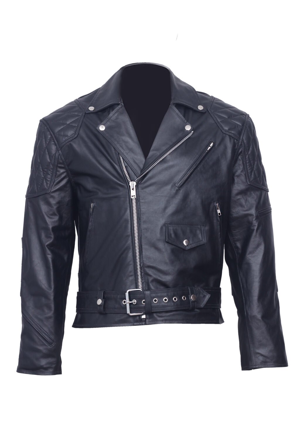 Handmade Mens Leather Motorcycle Jacket