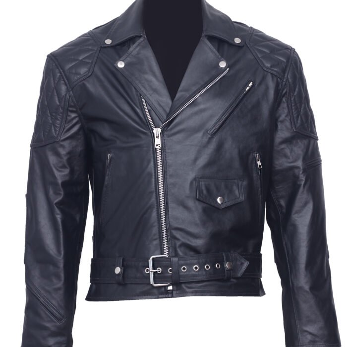 Handmade Mens Leather Motorcycle Jacket