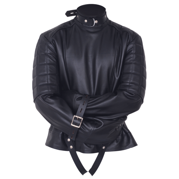 Bondage Slave Leather Straitjacket