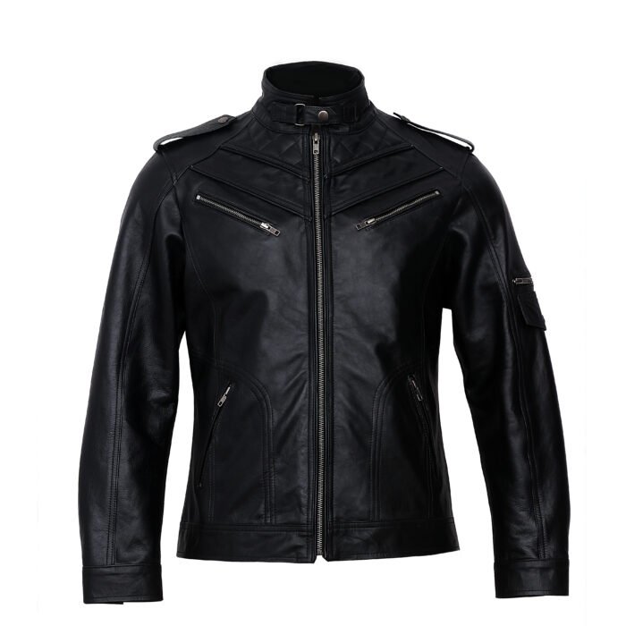Heavy Duty Mens Genuine Leather Jacket