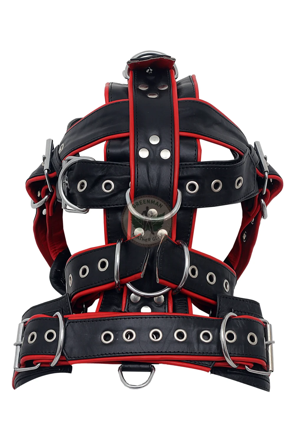 Leather Restraint Muzzle, Leather Muzzle Gag, Leather BDSM Gag