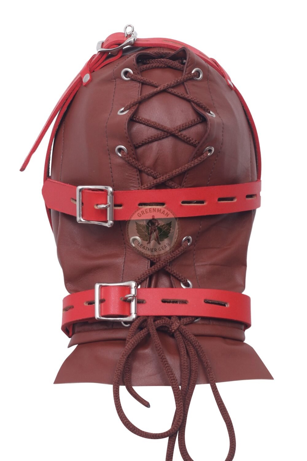 Leather Restraint Muzzle, Leather Muzzle Gag, Leather BDSM Gag