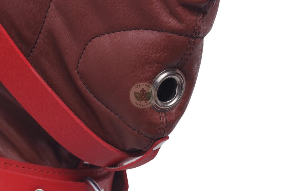 Leather Restraint Muzzle, Leather Muzzle Gag, Leather BDSM Gag