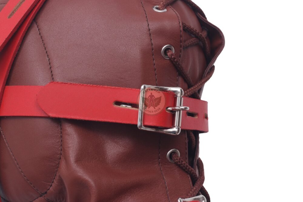Leather Restraint Muzzle, Leather Muzzle Gag, Leather BDSM Gag