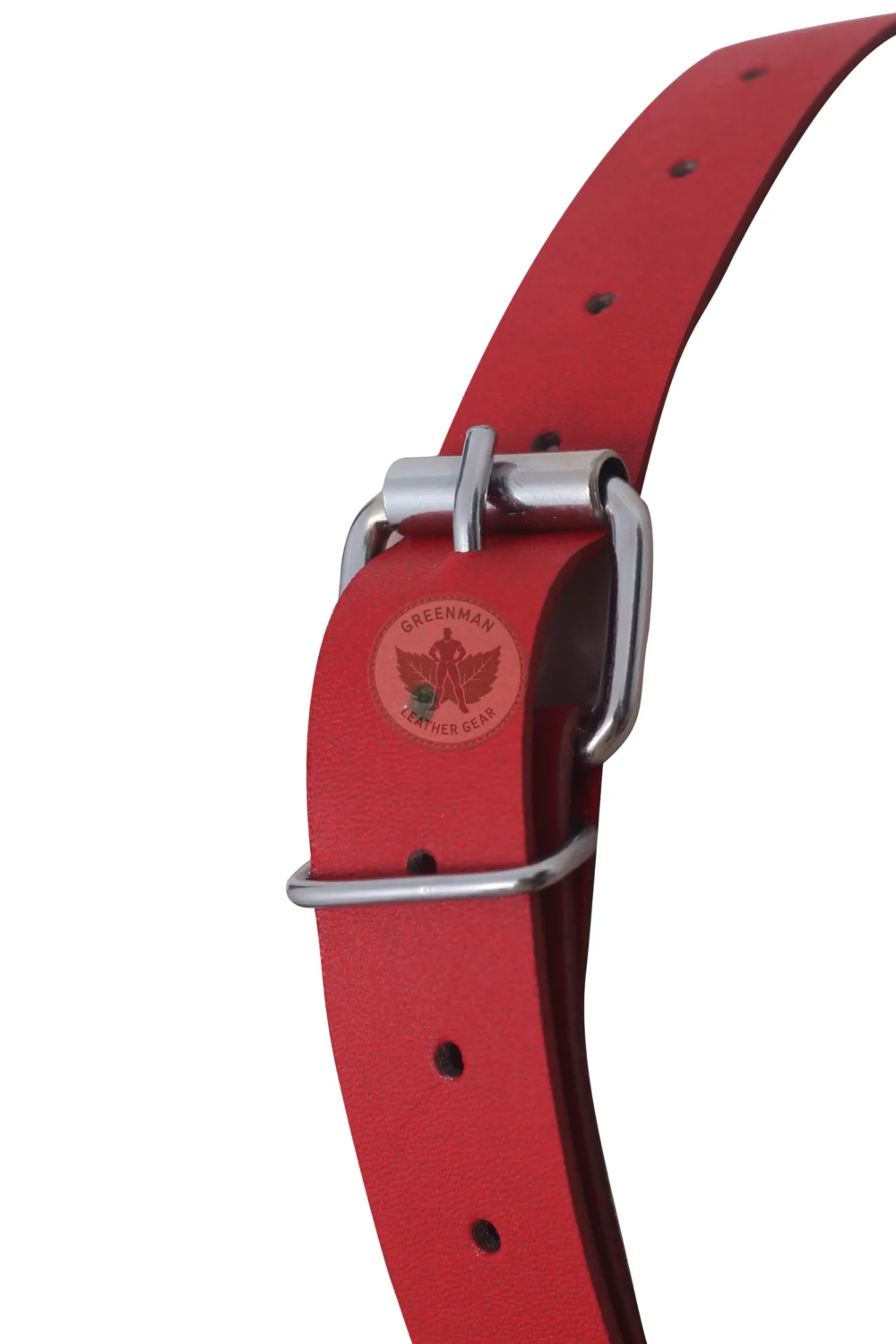 Leather Restraint Muzzle, Leather Muzzle Gag, Leather BDSM Gag