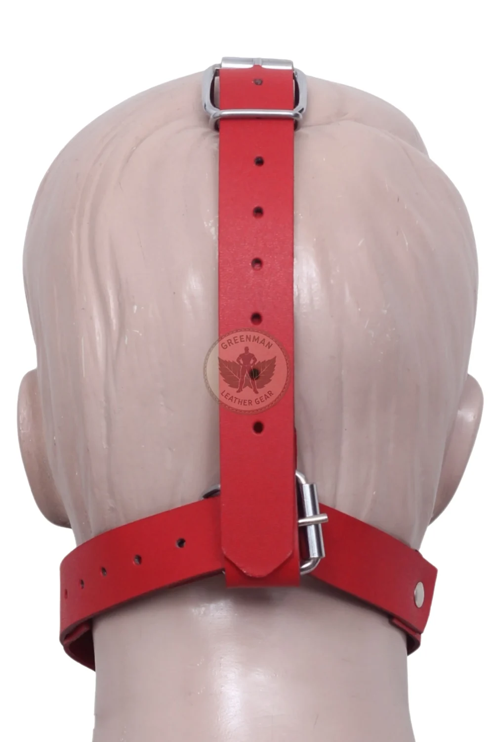 Leather Restraint Muzzle, Leather Muzzle Gag, Leather BDSM Gag
