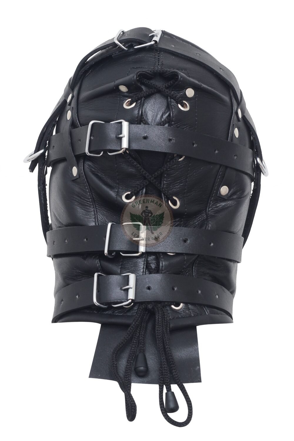 Leather Restraint Muzzle, Leather Muzzle Gag, Leather BDSM Gag