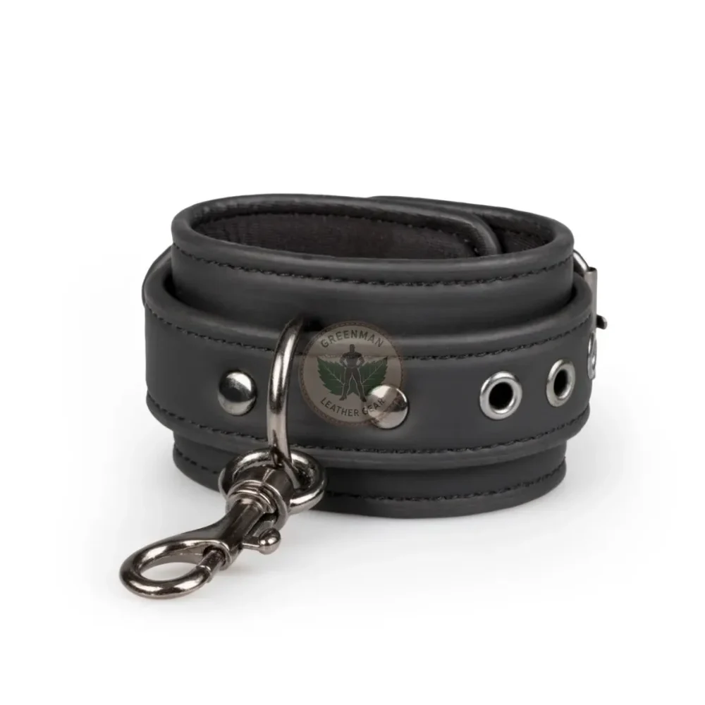 Genuine Leather Handcuffs Set, Leather Handcuffs, Leather ankle cuffs, leather BDSM handcuffs, 7 pcs handcuffs set