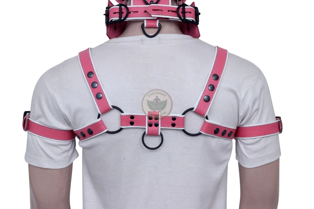 Leather Restraint Muzzle, Leather Muzzle Gag, Leather BDSM Gag