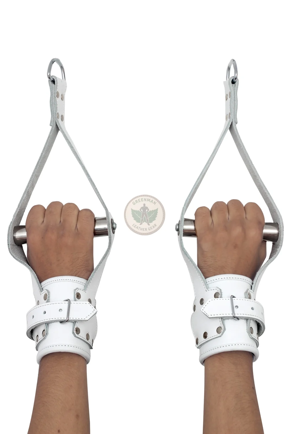Leather Suspension Wrist Cuffs, kinky leather cuffs, leather handcuffs, leather BDSM cuffs, Leather BDSM handcuffs