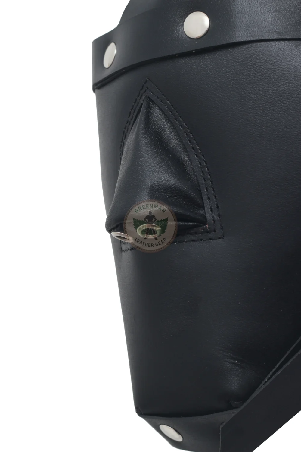Leather Restraint Muzzle, Leather Muzzle Gag, Leather BDSM Gag