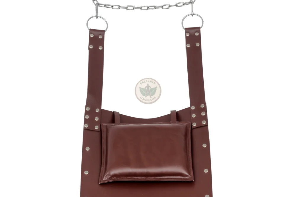 Leather BDSM Swing with Pillow, Leather sling, Leather sex sling, leather bondage sling, leather BDSM sling