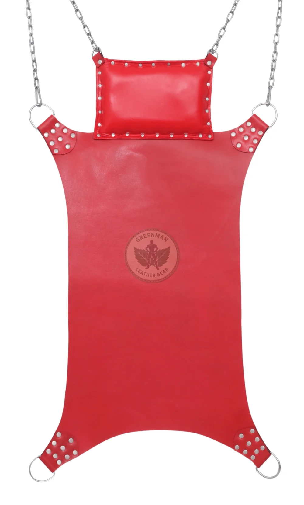 Leather BDSM Swing with Pillow, Leather sling, Leather sex sling, leather bondage sling, leather BDSM sling