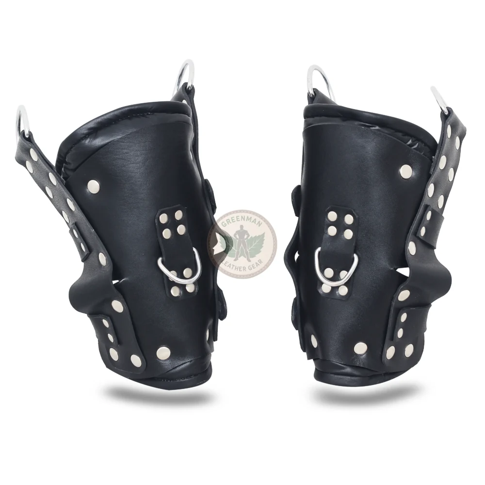 Leather Ankle Cuffs , BDSM Ankle cuffs, Suspension Ankle Cuffs