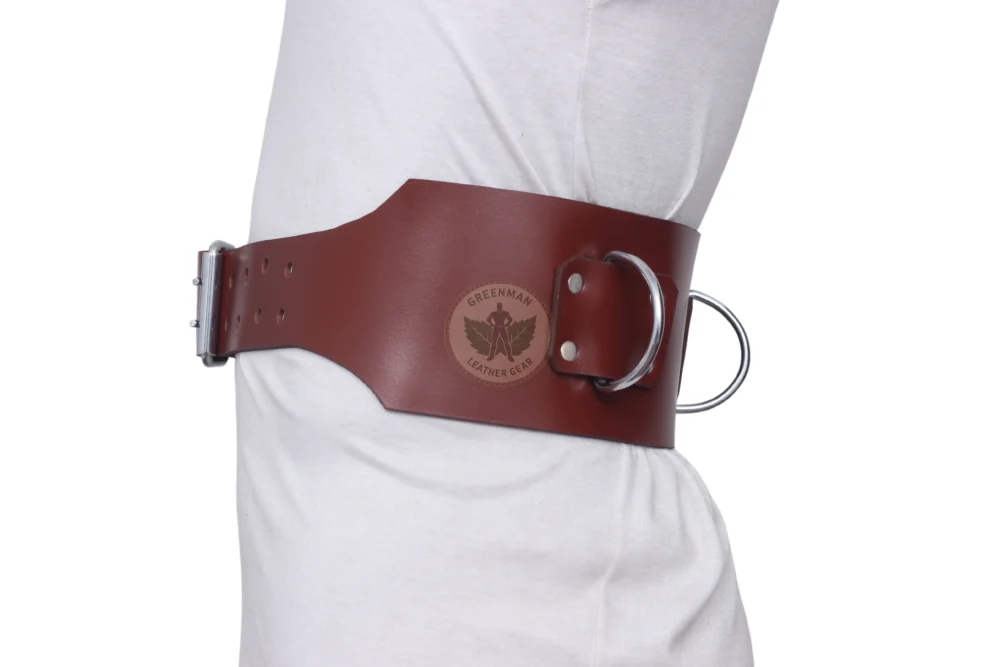 Leather waist Belt, Leather Bondage Belt, Leather weight Belt