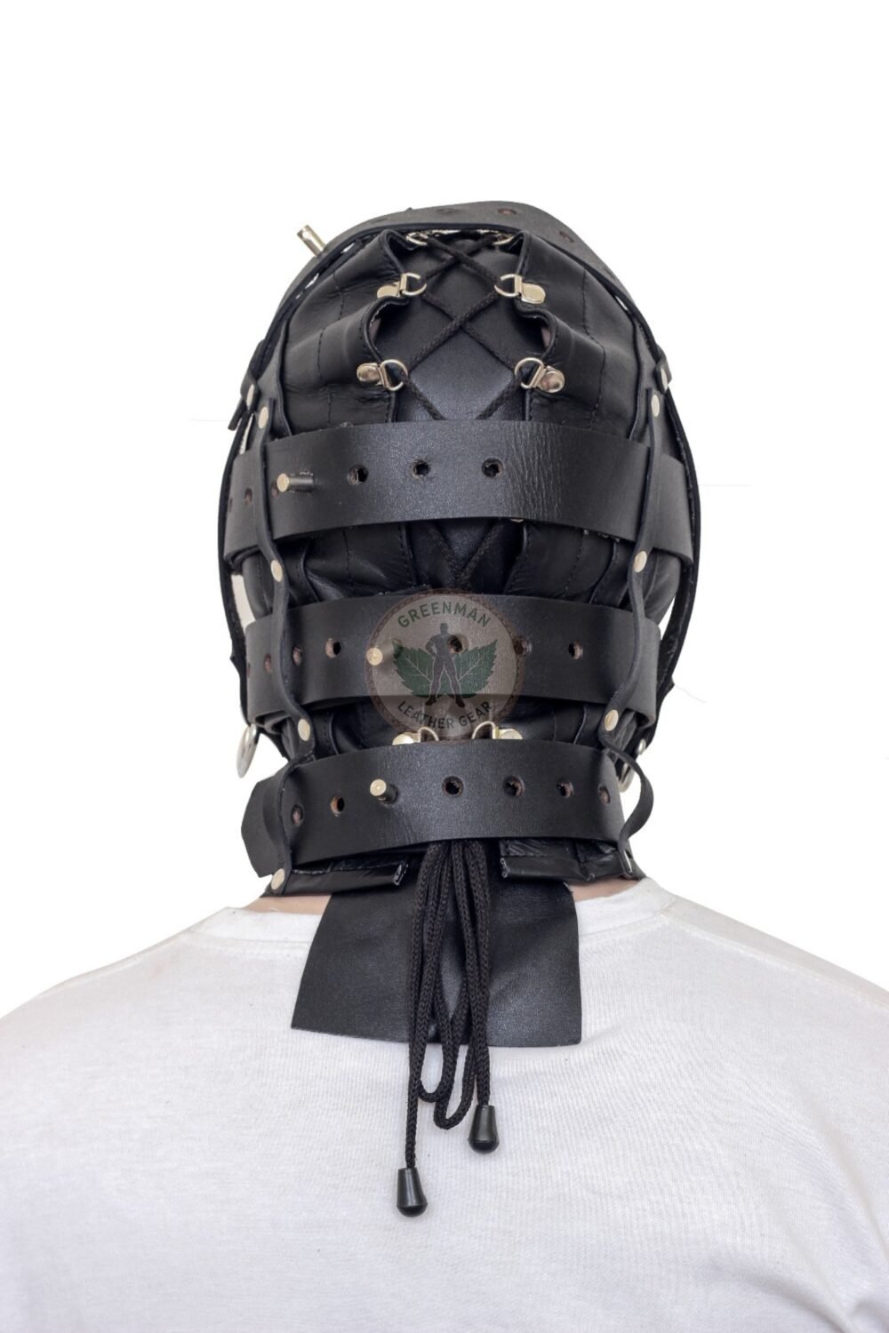 Leather Restraint Muzzle, Leather Muzzle Gag, Leather BDSM Gag