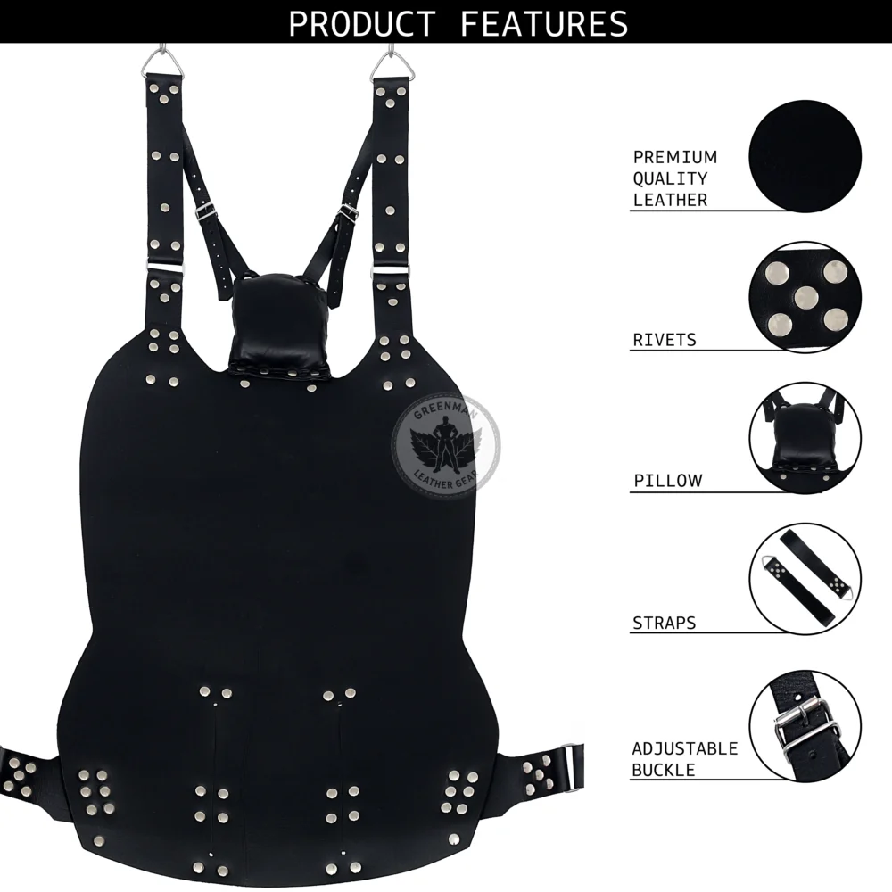 Leather sling, Leather sex sling, leather bondage sling, leather BDSM sling