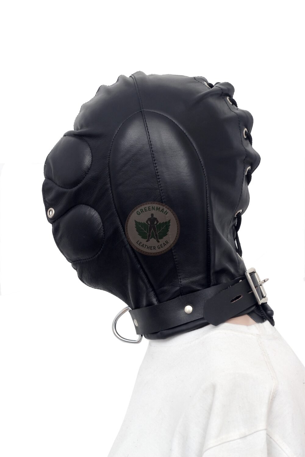Leather Restraint Muzzle, Leather Muzzle Gag, Leather BDSM Gag