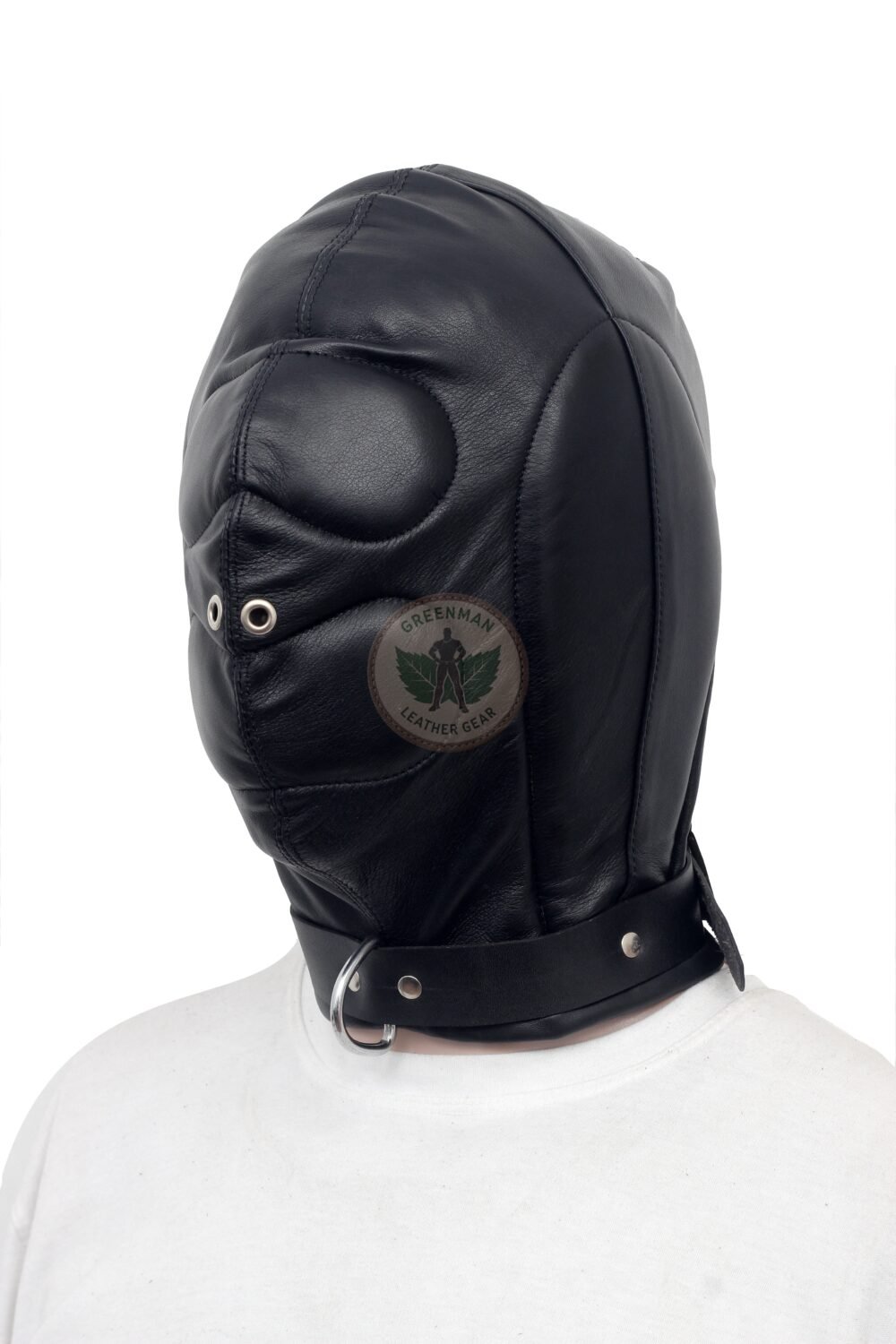 Leather Restraint Muzzle, Leather Muzzle Gag, Leather BDSM Gag